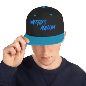 Black/Blue Snapback Hat